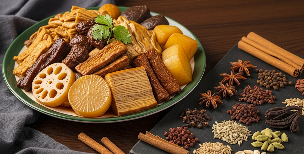 滷包,滷味,素食滷味,蔬食滷味,素滷味,醬油,醬油膏,鹽麴,味霖,味霖,素蠔油,香菇醬