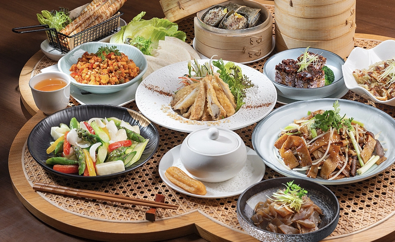 漢來蔬食 台中漢來蔬食 素食餐廳 蔬食餐廳 廣三SOGO素食餐廳 港式點心 素食港式點心