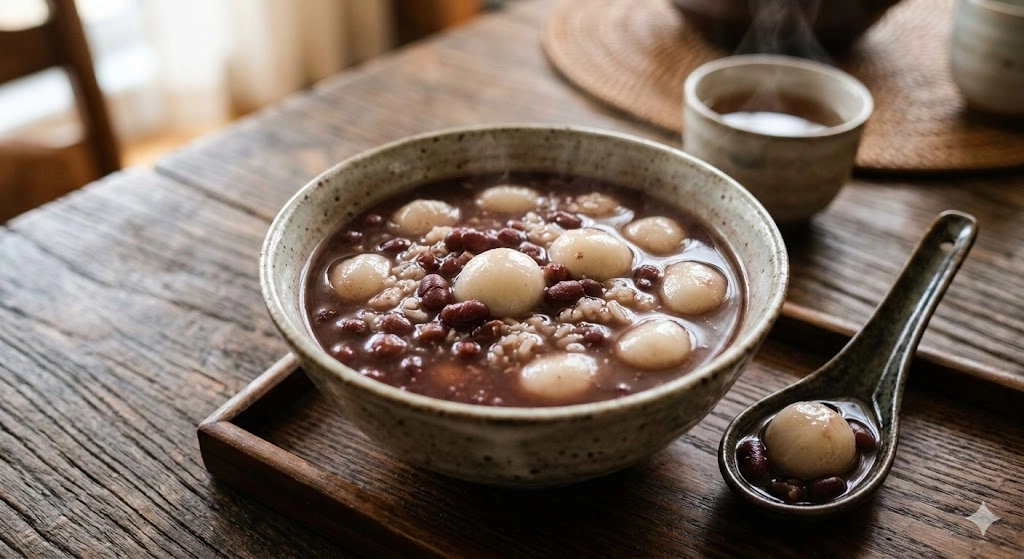元宵節 甜酒釀 紅豆酒釀湯元 紅豆湯圓 酒釀湯圓